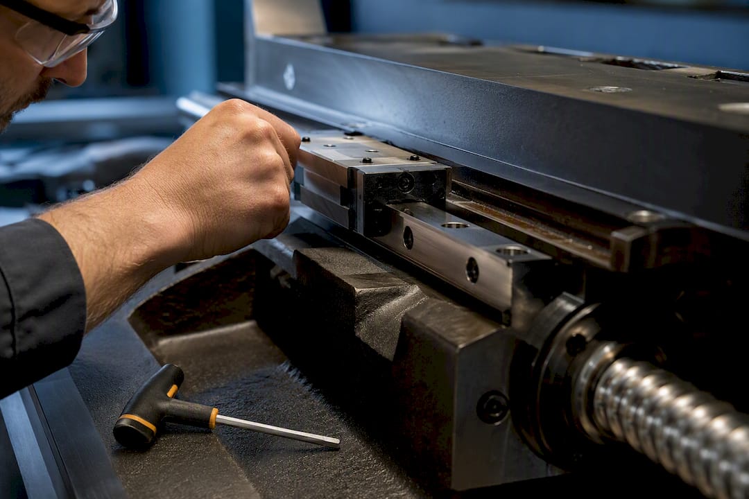 Preloaded bearing and linear guide assembly