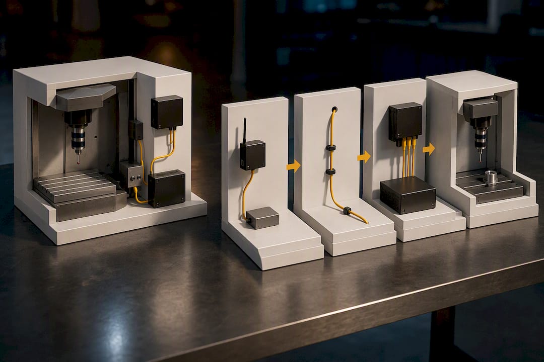 Factory-fit and retrofit commissioning paths